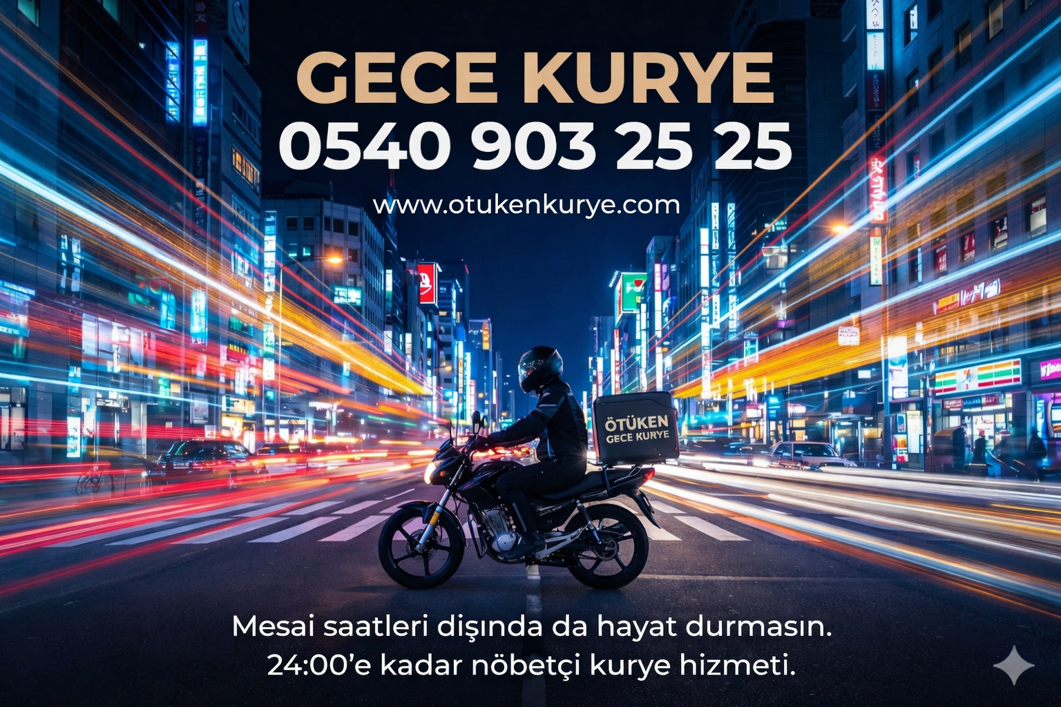 Gece Kurye - Motor Kuryen